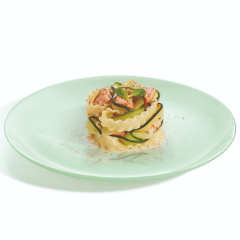 Тарелка стекло Luminarc "Diwali Paradise Green" мелк. d25см светло-зеленый V5839 *24