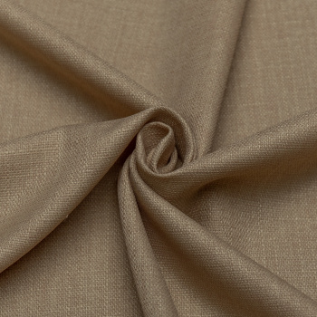 Штора лен однотонный 200*270см бежевый арт.4274 NOVEL *1