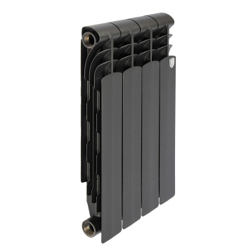 Радиатор биметаллический 4 секции Royal Thermo Revolution, 500 мм, черный
