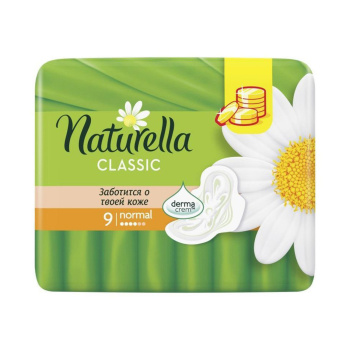 Прокладки НАТУРЕЛЛА классик Normal Single 9шт *12