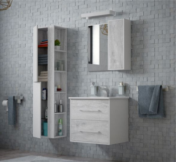 Шкаф Corozo Гольф 25, навесной, 25x65x17 см, пайн