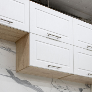 Шкаф навесной 600х676х290 мм BROZEX-WOOD Орхидея Горизонт, с двумя дверцами