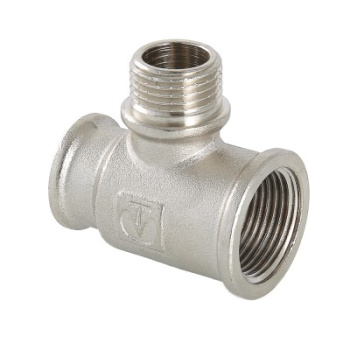 Тройник сантехнический 3/4"(Ø20)х3/4"(Ø20)х1/2"(Ø15) М/П/М VALTEC*10