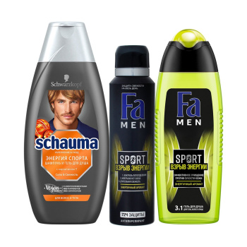 Набор Schauma Спорт+Fa Sport 1.000 шт