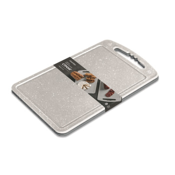 Доски разделочные пластм. Набор 2шт:18Х28см "Стронг" темно-серый/св.-серый С958 "Мартика" *1/13