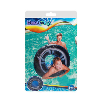 Круг для плавания BESTWAY Mud Master, диаметр 91 см, от 10 лет Круг для плавания BESTWAY Mud Master, диаметр 91 см, от 10 лет