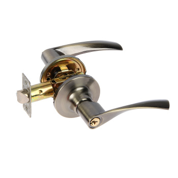 Ручка с защелкой фалевая НОРА-М ISPARUS ЗВ2-01, ключ, фиксатор, цвет бронза