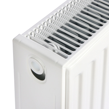 Радиатор стальной 22 панели Oasis, 449 мм, 892 Вт, белый