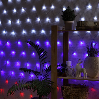 Гирлянда Сеть 1,6 м*1,6 м, флаг России, 144 лампы, 220 В, триколор Гирлянда Сеть 1,6 м*1,6 м, флаг России, 144 лампы, 220 В, триколор