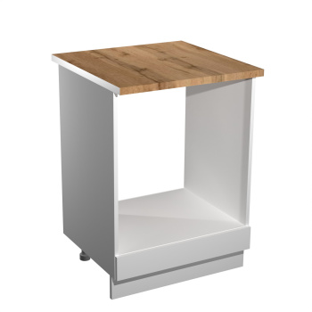 Шкаф напольный 600х850х600 мм BROZEX-WOOD Liberty, для духового шкафа, белый