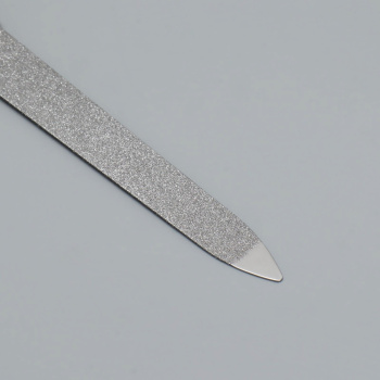 Пилка металл пластик ручка чёрн 12(±0,5)см пакет QF 267599