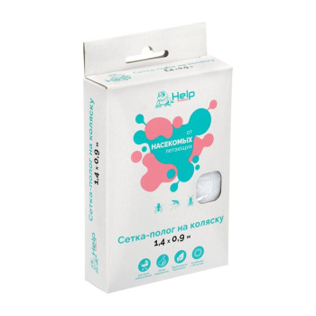 HELP Сетка-полог 140x90 см на ДЕТСКУЮ коляску или люльку /48