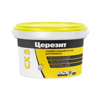 Цемент 2 кг Церезит CX 5, монтажный, водоостанавливающий