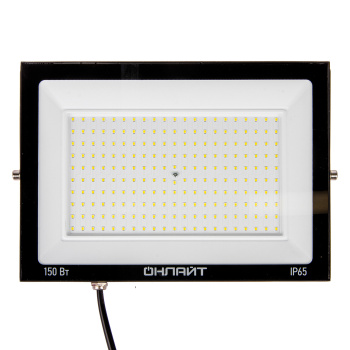Прожектор светодиодный 150Вт 6,5K IP65 холодный Онлайт OFL-150-6.5K-BL-IP65-LED 14344 *1/2
