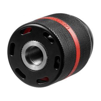 Патрон для дрели 13мм БЗП резьба 1/2" корпус металл с фиксатором ударный (29072-13-1/2) ЗУБР *1/36