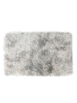 Коврик д/ванной Aquadomer "Fluffy" (60см х 100см) Серый FLF9 *1/50