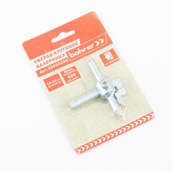 Сверло круговое "Балеринка" 20-90мм арт.32030290 Bohrer *1/10/80