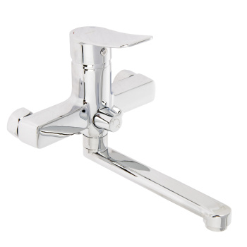 Смеситель для ванны Demi Milardo DEMSB02M02, длинный излив, однорычажный, с лейкой