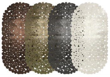 Коврик д/ванной "V-line" ПВХ "Лунный камень" (36см х 69см) микс 7066 *5/10