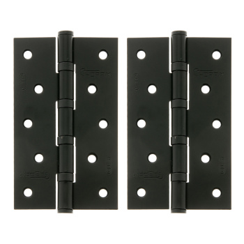 Петля универсальная 125*75*2,5мм ЧЕРНЫЙ FHP-STD (комплект 2шт.) Нора-М *1/10/50