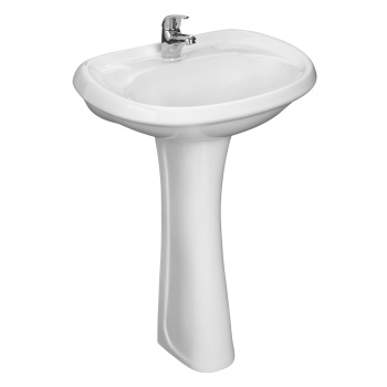 Умывальник ВОРОТЫНСКИЙ салатовый с 2 отверст. (г.Воротынск) *1