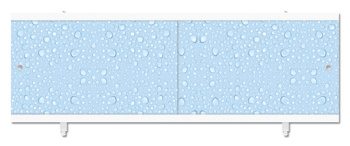 Экран для ванны МетаКам Ультралегкий, светло-синий, 168x56 см