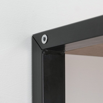 Вешалка настенная с полкой 670х270х270мм "Торонто 21Д" Черная ВСПТ21Д Ч ("ЗМИ") *1