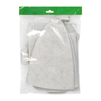 Набор из 3-х предметов (шапка С лёгким паром, рукавица, коврик) "Банные штучки", войлок 100% / 5