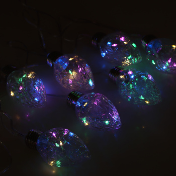 Гирлянда «Нить» Luazon Lighting, 3 м, 8 режимов, мульти, лампочки шишки, 80 LED, IP20, 220 В Гирлянда «Нить» Luazon Lighting, 3 м, 8 режимов, мульти, лампочки шишки, 80 LED, IP20, 220 В