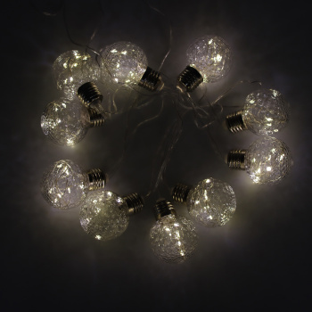 Гирлянда «Нить» Luazon Lighting, 3 м, 8 режимов, теплый белый, лампочки шары, 80 LED, IP20, 220 В Гирлянда «Нить» Luazon Lighting, 3 м, 8 режимов, теплый белый, лампочки шары, 80 LED, IP20, 220 В