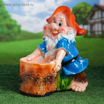 Фигурное кашпо "Гном веселый" 628366