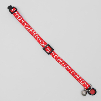 Ошейник кошачий "Жираф", 30 х 1 см, микс цветов 2896917