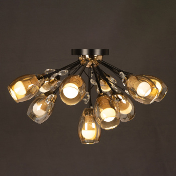 Люстра IL1284-10CPA-29 BK GD Е27 S=60м2    *1/12