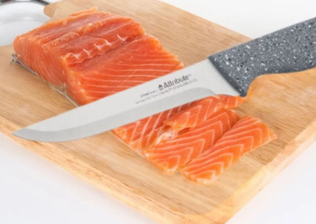 Нож кухонный ATTRIBUTE пл.р. Stone филейный дл.лезв.15см AKS136 блистер *1/6/36