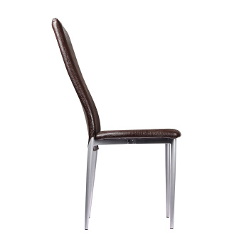 Стул FORPOST Волна, 40x98x58 см, шоколадная рептилия, коричневый Стул FORPOST Волна, 40x98x58 см, шоколадная рептилия, коричневый