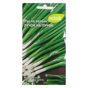 Семена Лук на зелень Лучок на пучок 0,5гр LISTOK *10/500