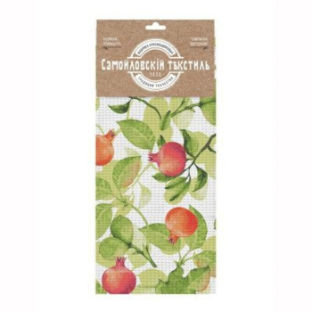 Полотенце вафельное 40*70см на хангере 8965/1 Этюды Самойловский текстиль *1/20