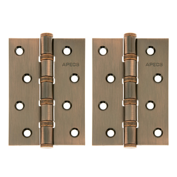 Петля универсальная 100*70*3мм НИКЕЛЬ матовый NIS (комплект 2шт.) АПЕКС *1/5/50