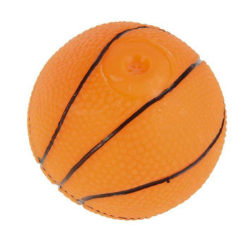 Игрушка пищащая "Мяч Баскетбол" диаметр 7,5 см, микс 157439