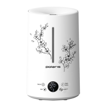 Увлажнитель 4,5л POLARIS PUH 0215 TF 25Вт, 35ч, 45кв.м, сенсорное управление, Белый *1/6