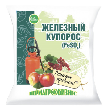 Железный купорос Пермагробизнес, 0,2 кг