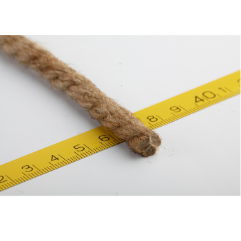 Веревка джутовая d 6мм дл.20м крученая арт.10019 ("Сибшнур") *1/25