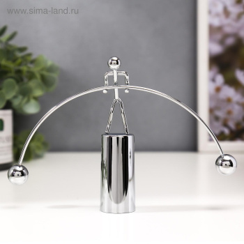 Маятник металл "Штангист" 11х18х2,7 см 1509228