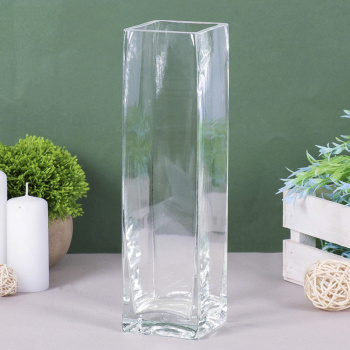 Ваза "Квадро"  26х7,5см,  0,9л   782167