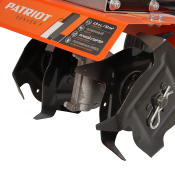 Культиватор бензиновый 2Т 2,8л.с бак 1,2л шир/глуб обработки 24/15см 1скорость PATRIOT Denver F *1