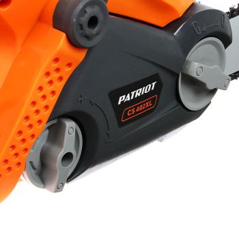 Пила цепная аккумуляторная 40В 2,5Ач Li-lon шина30см цепь45зв шаг3/8" паз1,3мм CS 402XL PATRIOT  *1