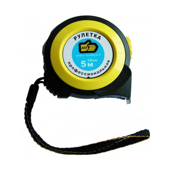 Рулетка 3м х16мм резино-пластик. корпус стальная лента автостоп арт.3016235 888 *1/12/120