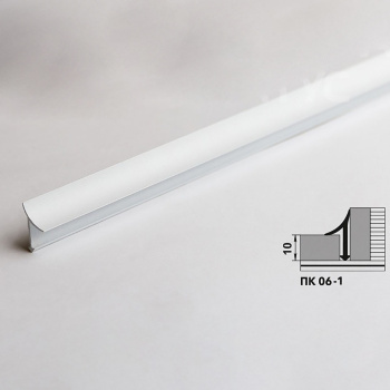 Профиль для отделки внутренних углов ПК 06-1 2700мм 16 Белый Лука *1/6