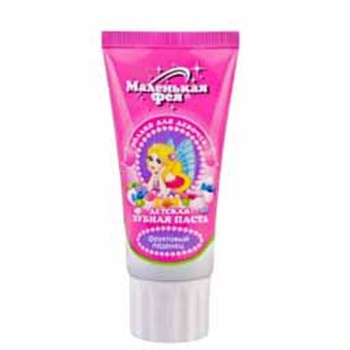 З/паста Детская Маленькая фея "Жемчужная улыбка" Волшеб. фрукт 60мл (1-6лет) (Калина) *6/30 *