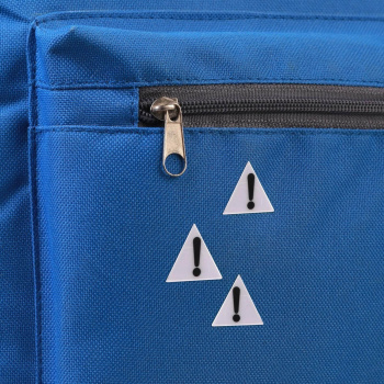 Светоотражающая наклейка предупр-ий знак 11,2*6,5см (21 шт на листе цена за лист) жёлтый АУ  6881872